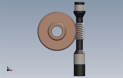 6 Solidworks蜗轮蜗杆2 Solidworks 2012 模型图纸下载 懒石网