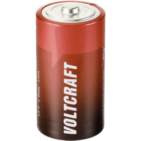 VOLTCRAFT Industrial LR14 Baby C Batterie Alkali Mangan 7500 MAh 1 5