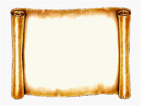 Scroll Frame Png - Transparent Background Scroll Png , Free Transparent Clipart - ClipartKey