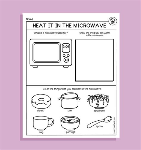 Kitchen Utensils Activity Packet For 5 7yr Olds