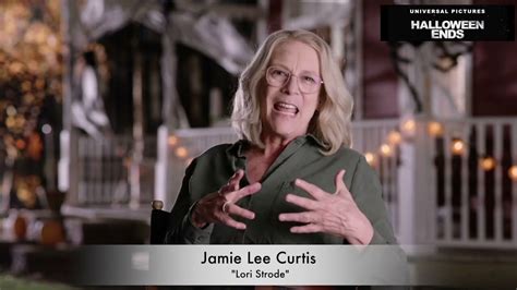 Halloween Ends Jamie Lee Curtis Interview Soundbites Youtube