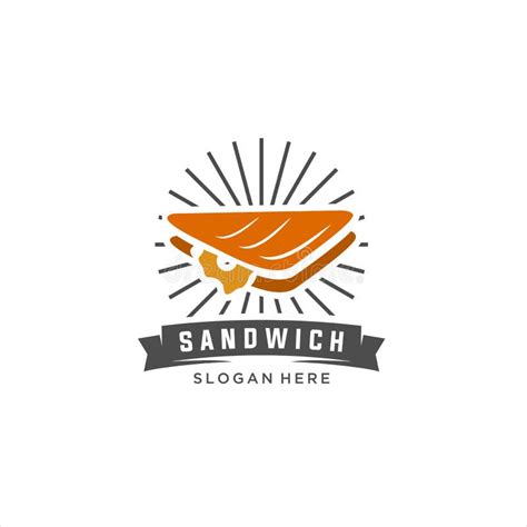 Logo Sandwich Vector Vintage Fast Food Logos Set Sandwich Hot Dogs