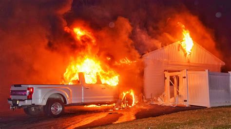 Pre Arrival Truck Fire Catches House On Fire Toms River Structure Fire