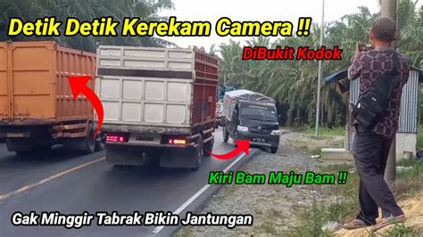 Detik Detik Menegangkan Truck Viral Hantam Jalur Kanan Lihat Lah Truk