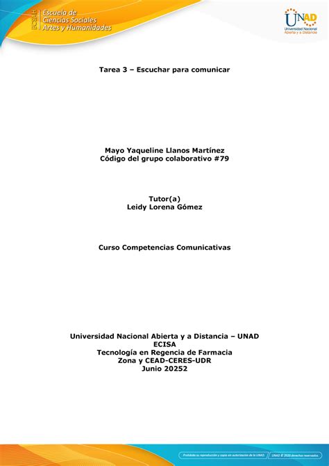 Anexo 6 Tarea 3 Formato Entrega Trabajo Final Llanos Mayo Tarea 3