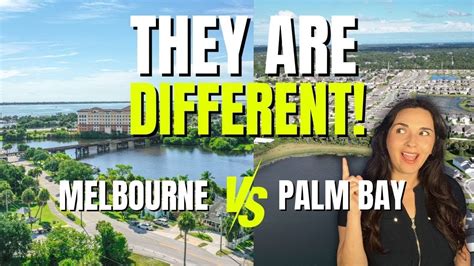 Melbourne Florida Vs Palm Bay Florida What Area Is Better Youtube