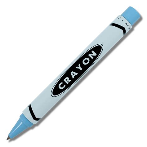 Shop CRAYON - LIGHT BLUE Retractable Roller Ball (PRE-ORDER) by Adrian ...