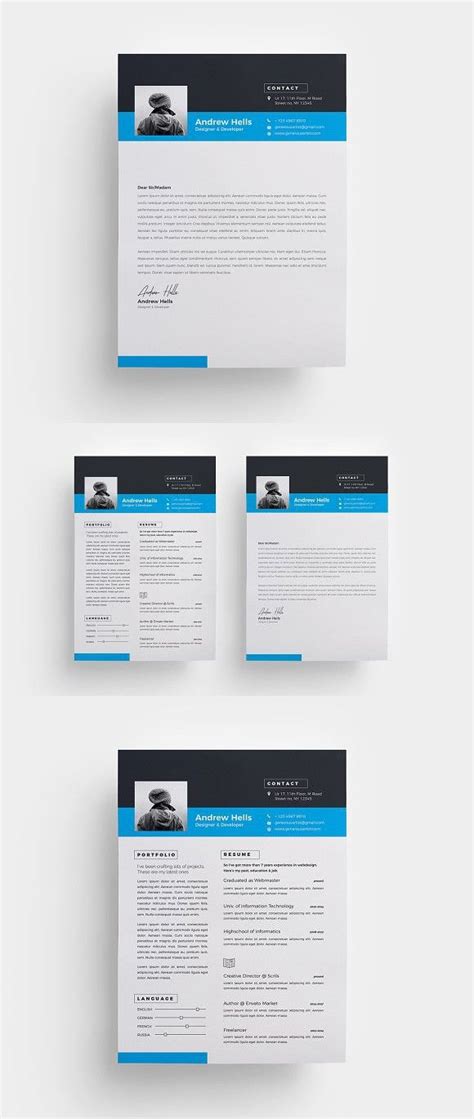 Resume Stationery Templates Resume Template Professional Resume