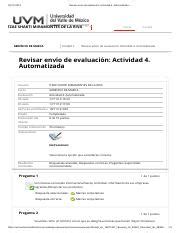 Examen Gm Pdf Revisar Env O De Evaluaci N Actividad