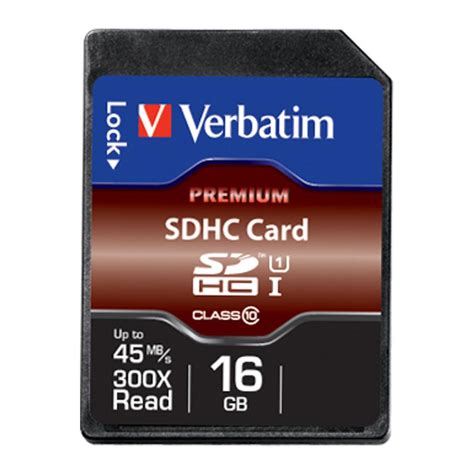 Verbatim Premium Sdhc Gb Memory Card Winc