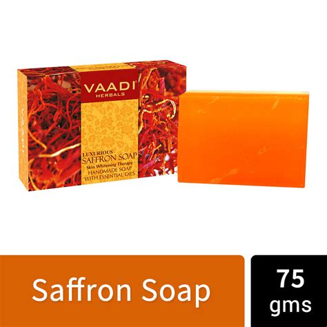 Buy Vaadi Herbals Luxurious Saffron Soap Skin Whitening Therapy Online