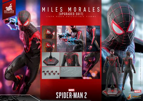 Hot Toys VGM 55 Marvels Spider Man 2 Miles Morales Upgraded Suit Hot Toys Complete Checklist