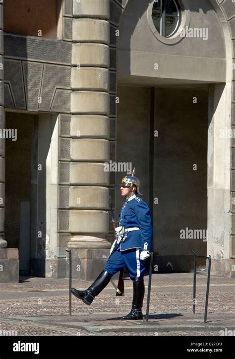 Swedish Royal Mounted Guards Stock Photo - Alamy