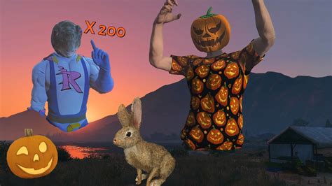 Collecting All 200 Pumpkins On Foot Gta Online Youtube