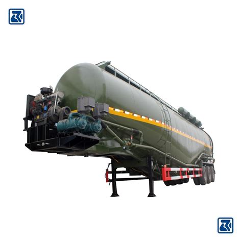 50m3 Cement Bulk Carrier Powder Material Transport Semi Trailer Truck