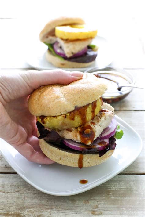 Grilled Hawaiian Chicken Sandwich