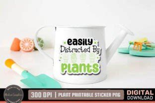 Easily Distracted By Plants Plant PNG Graphic By Moslem Graphics