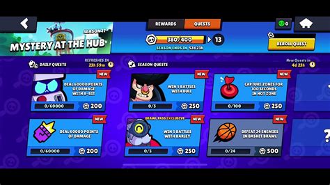 New Brawl Stars Quests Time To Grind Youtube