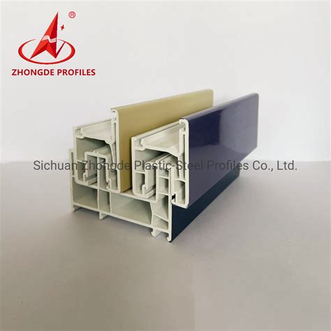 Zhongde White Plastic Extrusion Pvc Upvc Windows And Doors Profiles