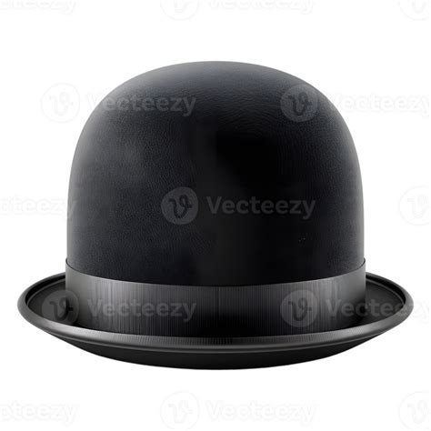 Black Bowler Hat On Transparent Background 44641154 Png