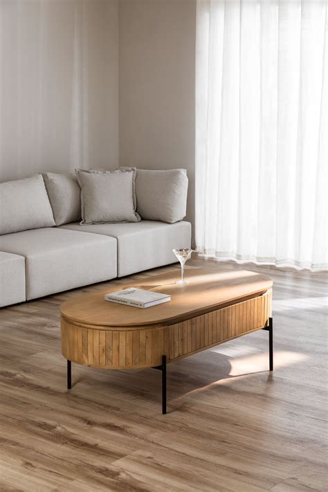 Mesa De Centro En Madera De Mango Analis SKLUM