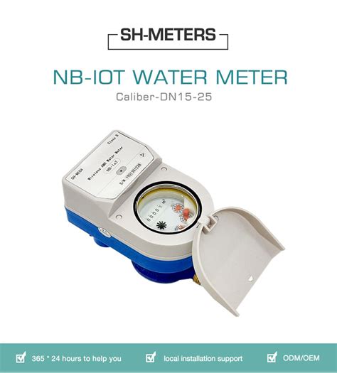 Medidor de agua inteligente Nb Iot remoto inalámbrico de alto