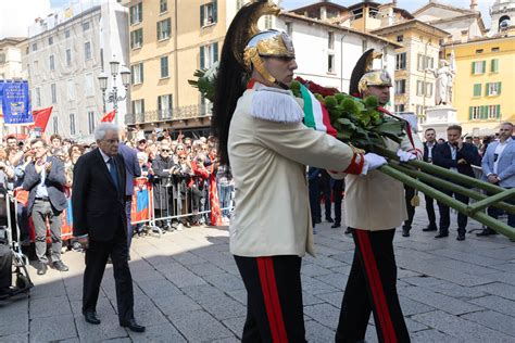 Mattarella A Brescia Per Il Anniversario Della Strage Di Piazza