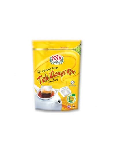 888 Teh Wangi Ros Pot Bag 2g X 40 S The International Taste Institute