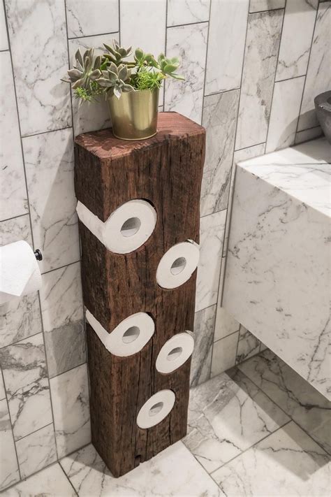 Rustic Toilet Roll Holder Bathroom D Cor Toilet Paper Etsy Rustic