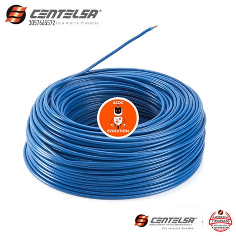 Cable 7 Hilos 8 AWG Centelsa By Nexans Azul 100 Original ACDC Evolution