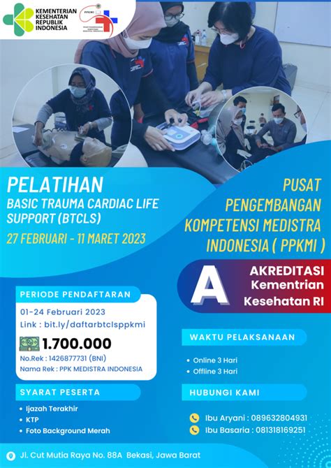 Pelatihan BTCLS Periode Februari 2023 PPKMI