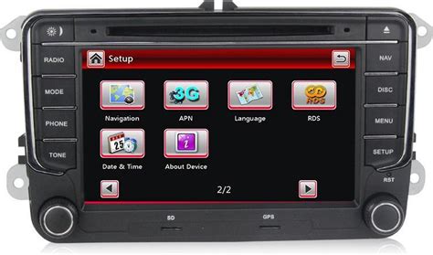 Rns 510 Look Autoradio Passend Voor Volkswagen Seat Skoda Navigatie