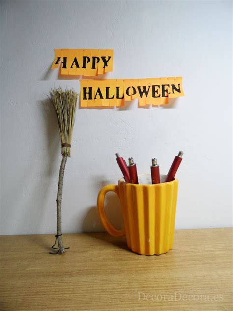Idea para decorar la oficina en Halloween. – Decora Decora