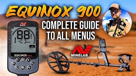 Minelab Equinox 900 Ultimate Guide Menus And Settings YouTube