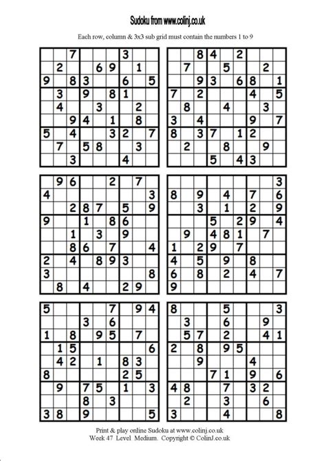 Sudoku Printable Hard Per Page