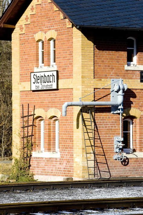 Ferrocarril De Ancho De Banda Estrecho Steinbach Johstadt Alemania Foto