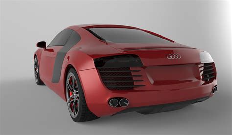 Audi R8 Modelling On Behance