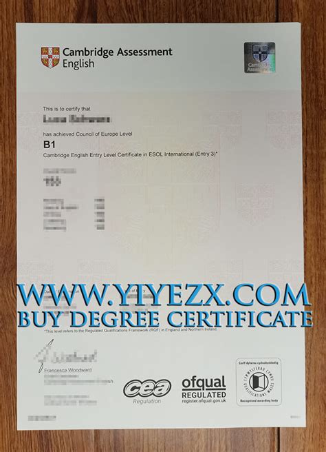 Fake Cambridge Assessment English B Certificate Sample Buy Fake