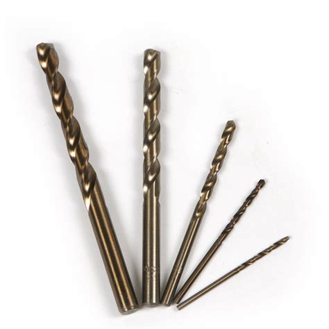 5 PC Stainless steel Dedicated Straight Cobalt Drill Straight Shank ...