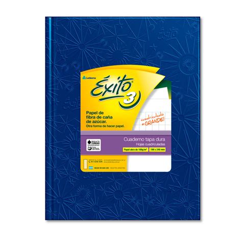 Cuaderno Éxito E3 Universo tapa dura forrada azul 19 x 24cm 48 hojas