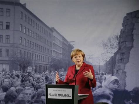 Yearning for Freedom Brought Down Berlin Wall, Says Angela Merkel