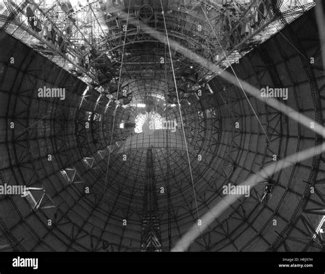 Interior Hull of USS Akron, 1929 Stock Photo - Alamy