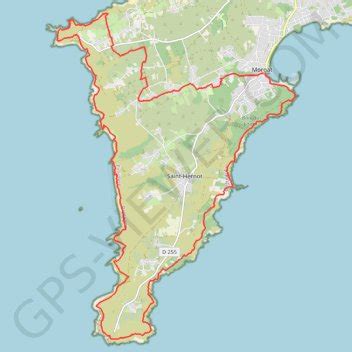 Trace Gps Presqu Le De Crozon Itin Raire Parcours