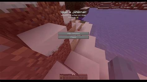 Egy Esély Vagy Vége Minecraft Hardcore Rész YouTube