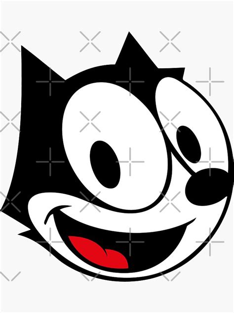 Felix The Cat Sticker For Sale By Yogagear Redbubble