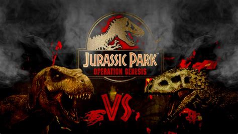 Jurassic Park Operation Genesis Batalla Indominus Vs Rex Vs Spino 1