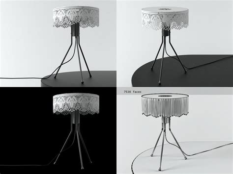 Lámpara de mesa Grace Modelo 3D 8 max skp fbx unknown Free3D