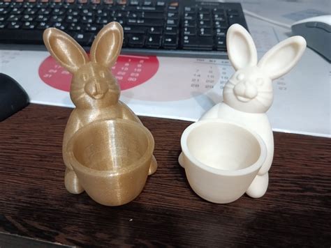 3d Printable Easter Bunny Egg Cup • Made With Flashforge Voxelab Aries