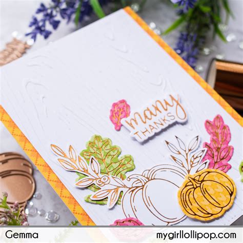 Spellbinders October Glimmer Hot Foil Kit Mygirllollipop