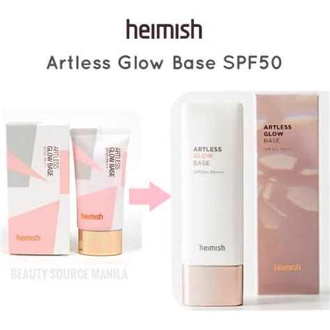 BB/CC крем - Artless Glow Base spf 50 PA+++ [Heimish] | bb-mania.kz